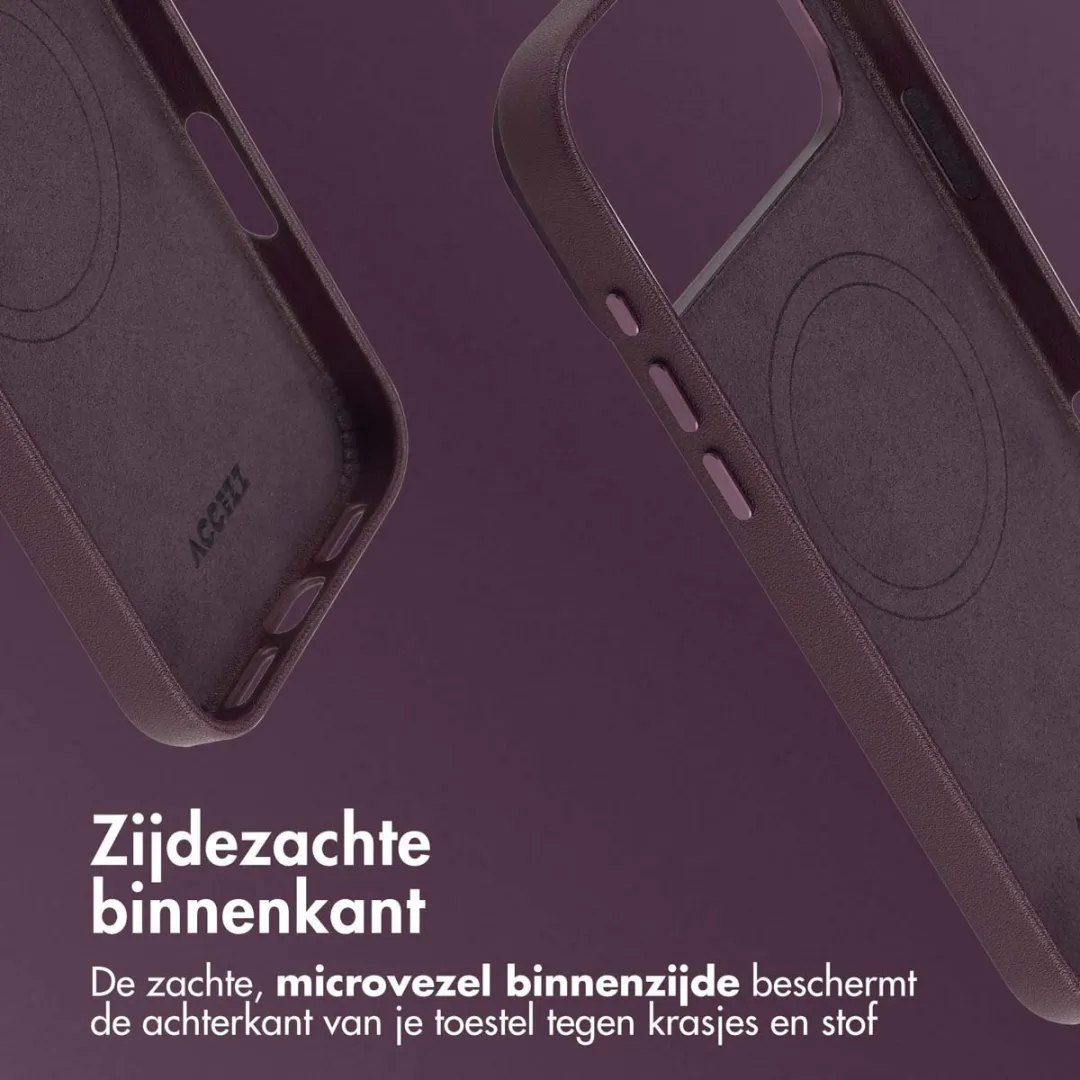 Accezz Hoesje iPhone 17 Pro Max Heath Purple - MagSafe - 2 Pasjes