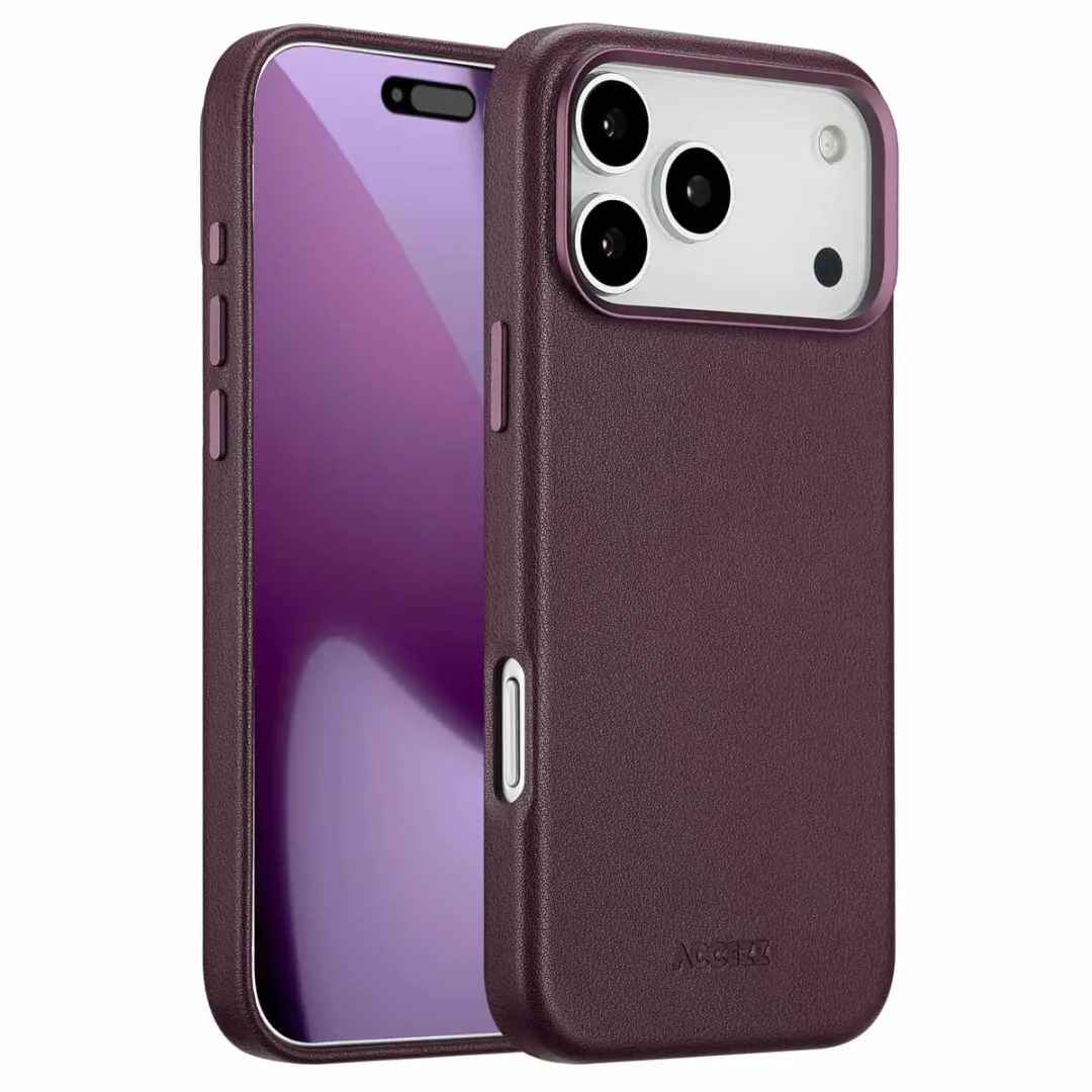 Accezz Hoesje iPhone 17 Pro Max Heath Purple - MagSafe - 2 Pasjes