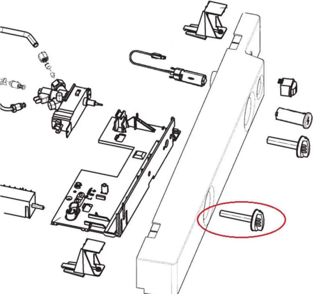 Dometic RMS8550 Draaiknop Keuzeschakelaar