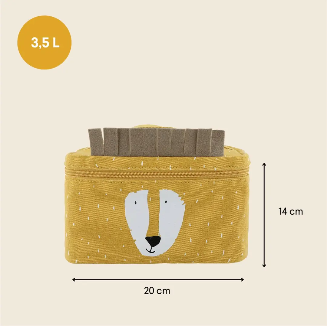 Trixie Mr. Lion Lunchtas 5,2L - Geel - afbeelding 2 van 6