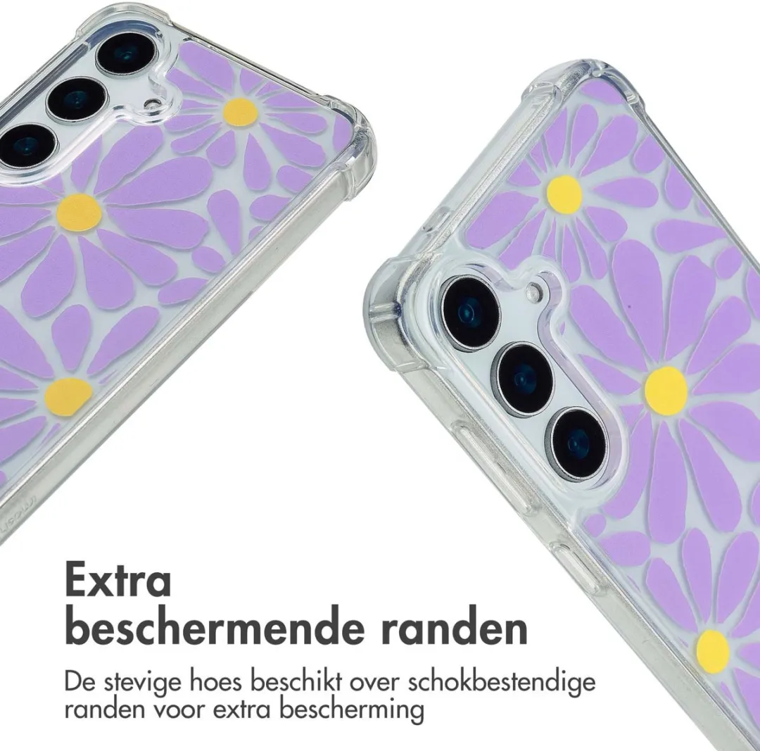 Imoshion Hoesje Samsung Galaxy S25 Tropical Violet Flowers Connect