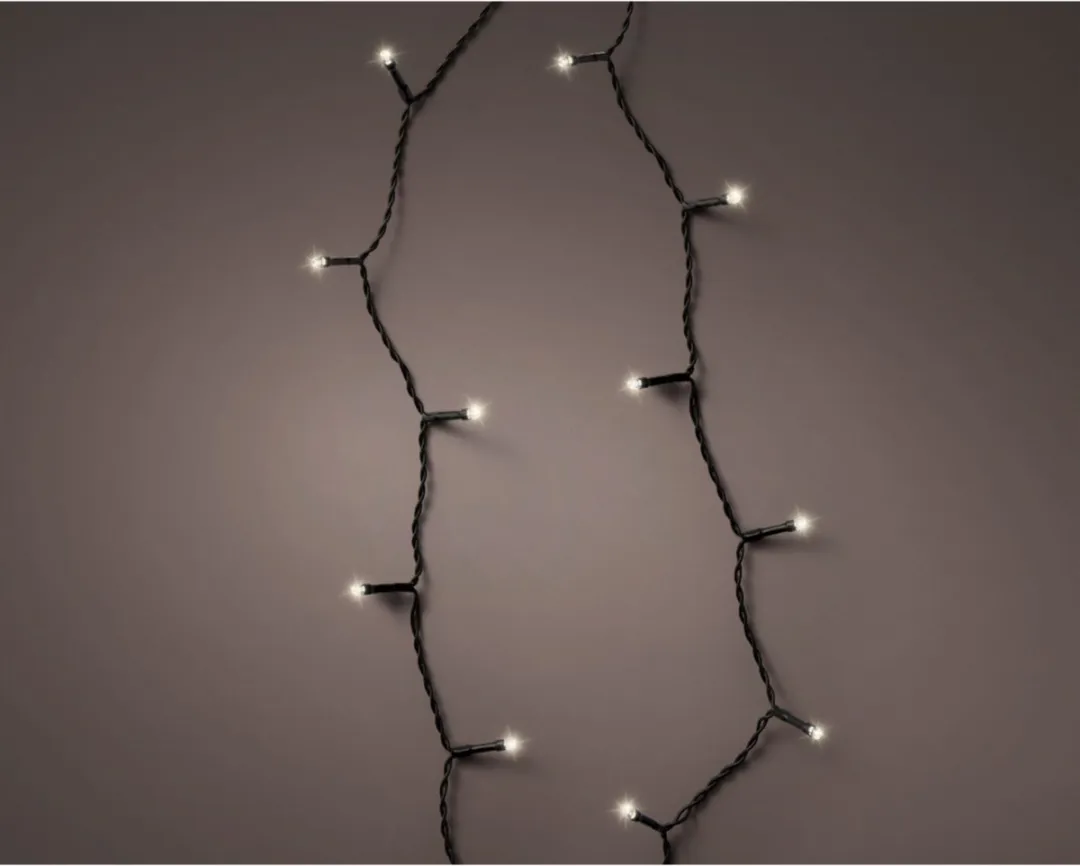 Decoris Kerstverlichting Twinkle 96 Lampjes - Warm Wit - Buiten