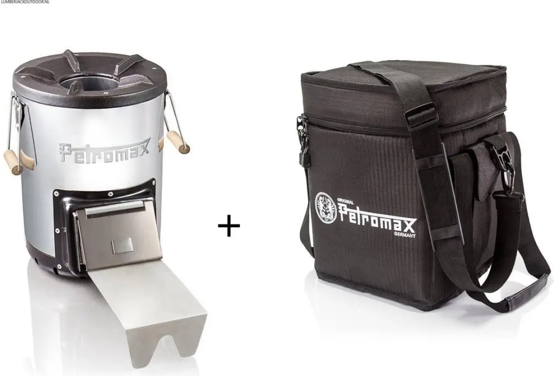Petromax Rocket stove rf33 + Opberg-tas voor Petromax RF33 Rocket Stove