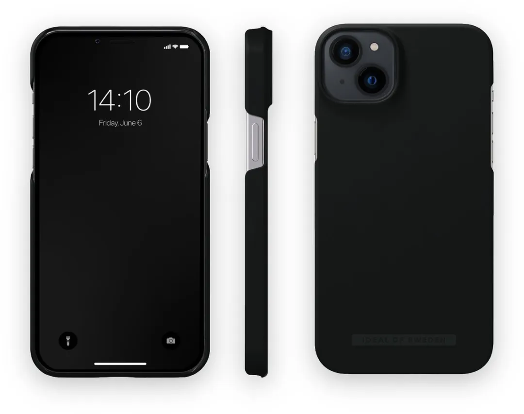 iDeal of Sweden iPhone 14 Plus Seamless Case - Coal Black