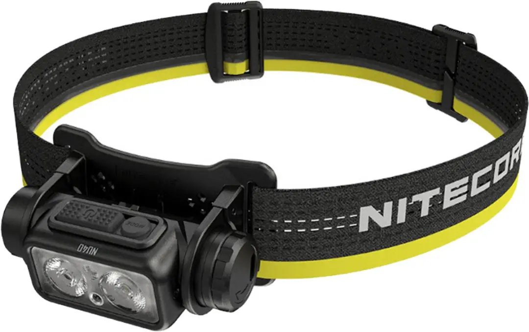 NiteCore NU40 Hoofdlamp LED werkt op een accu 1000 lm