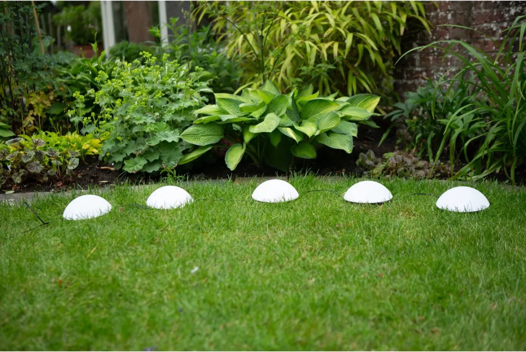Anna's Collection Solar Tuinlampen Bollen 5x - Warm Wit - 15x15cm