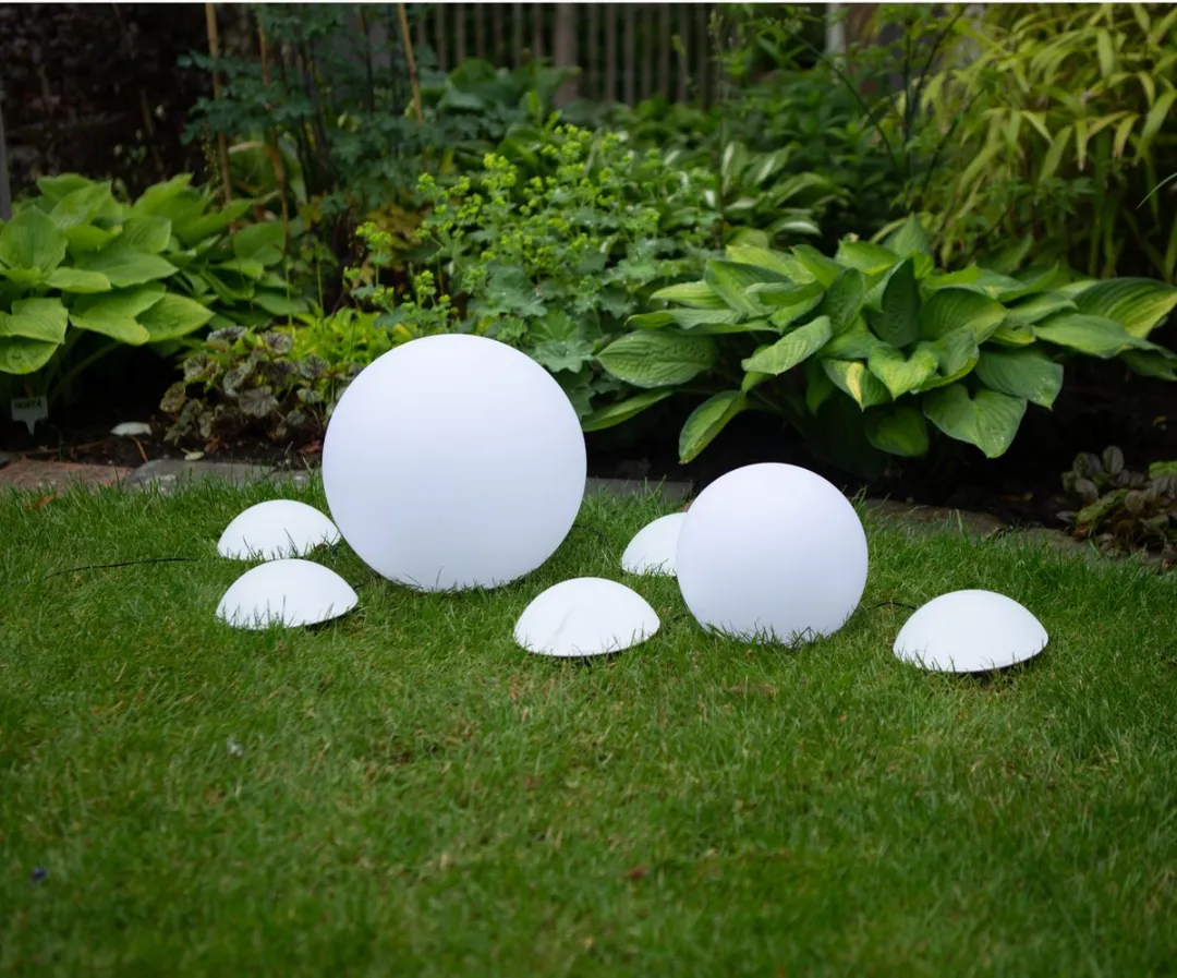 Anna's Collection Solar Tuinlampen Bollen 5x - Warm Wit - 15x15cm