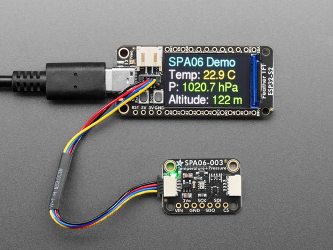 Adafruit SPA06 003 Temperatuur & Druk Sensor STEMMA QT