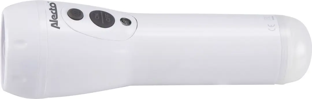 Alecto ATL-110 Oplaadbare LED Zaklamp - Wit - afbeelding 2 van 6