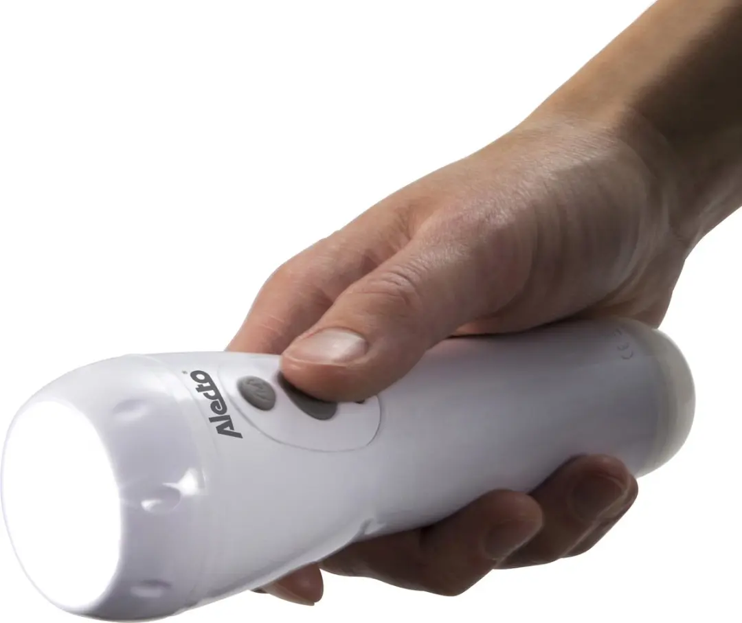 Alecto ATL-110 Oplaadbare LED Zaklamp - Wit - afbeelding 4 van 6