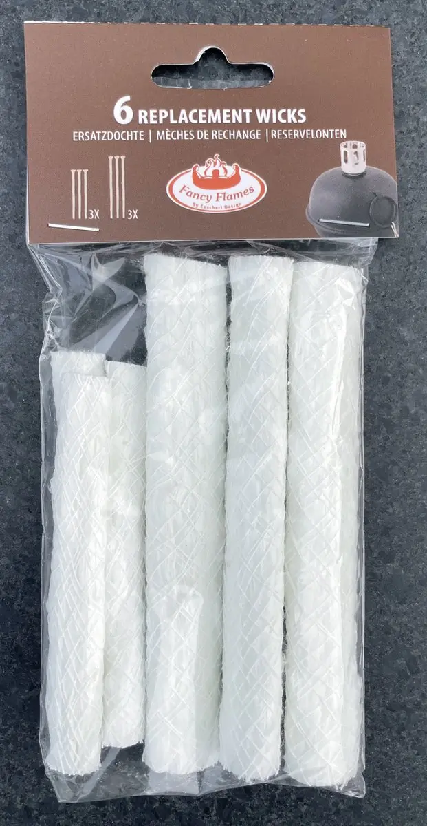 Esschert Design Vervanglont Glasvezel Set 6st - Wit - afbeelding 2 van 3
