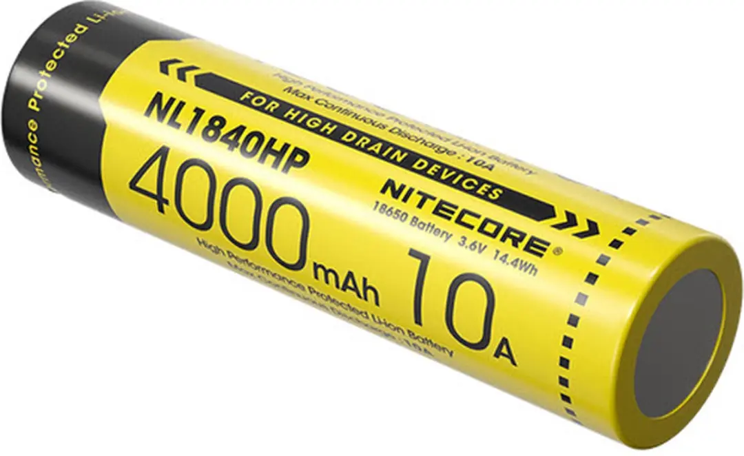 Nitecore NL1840HP 18650 Accu - 4000mAh - afbeelding 2 van 6