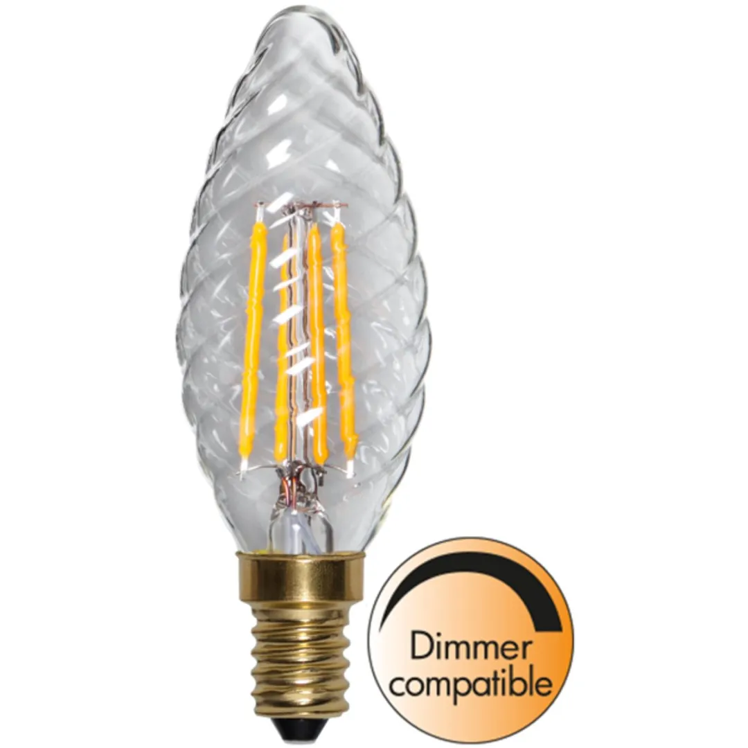 Star Trading Kaarslamp E14 4W Super Warm Wit - 5 Stuks
