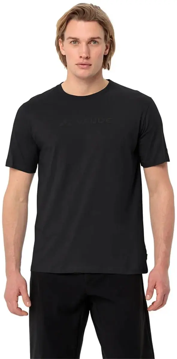 Vaude Logo Ii T-shirt Met Korte Mouwen Zwart L Man