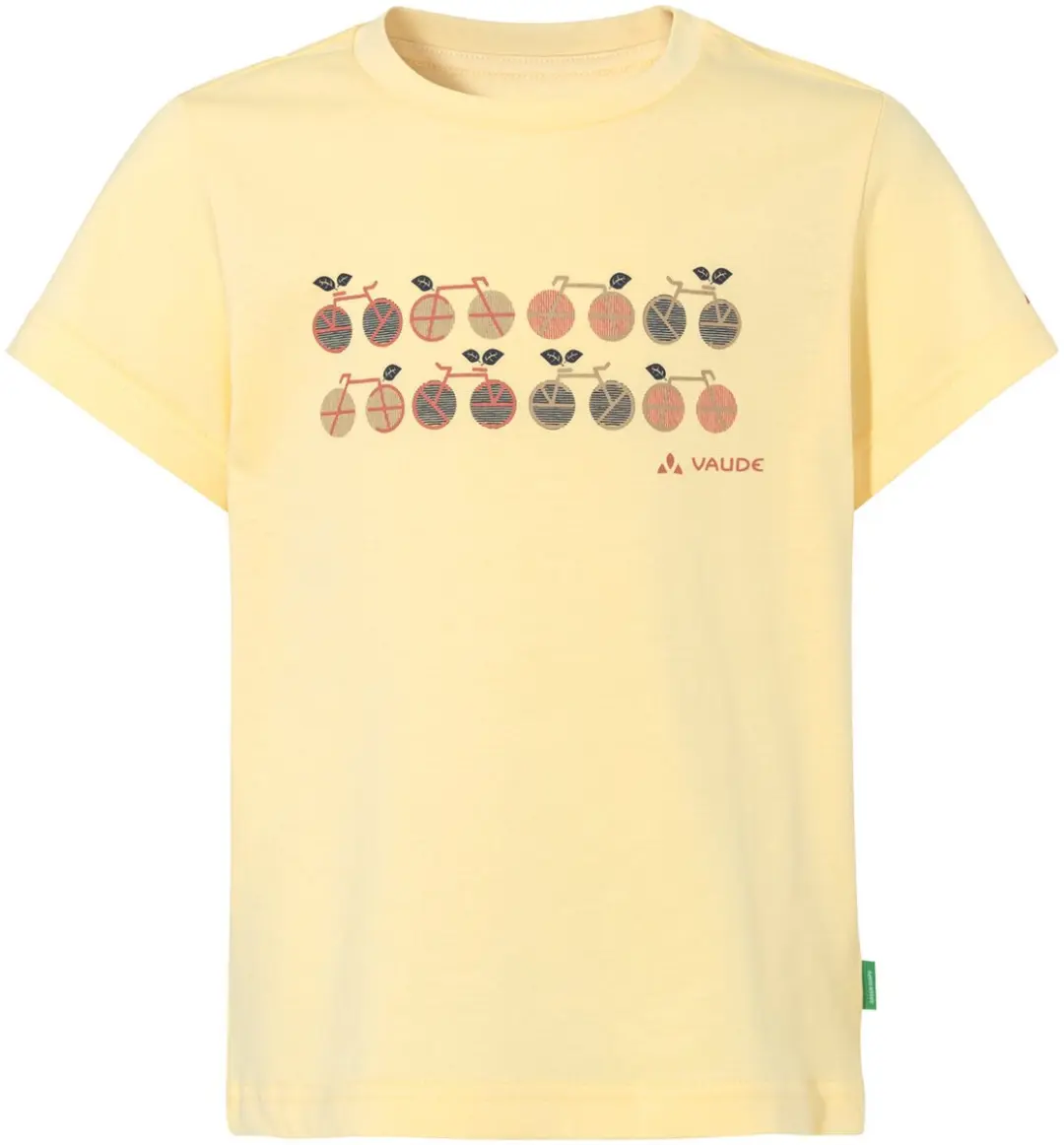Vaude Bike Lezza T-shirt Met Korte Mouwen Geel 98 cm Jongen