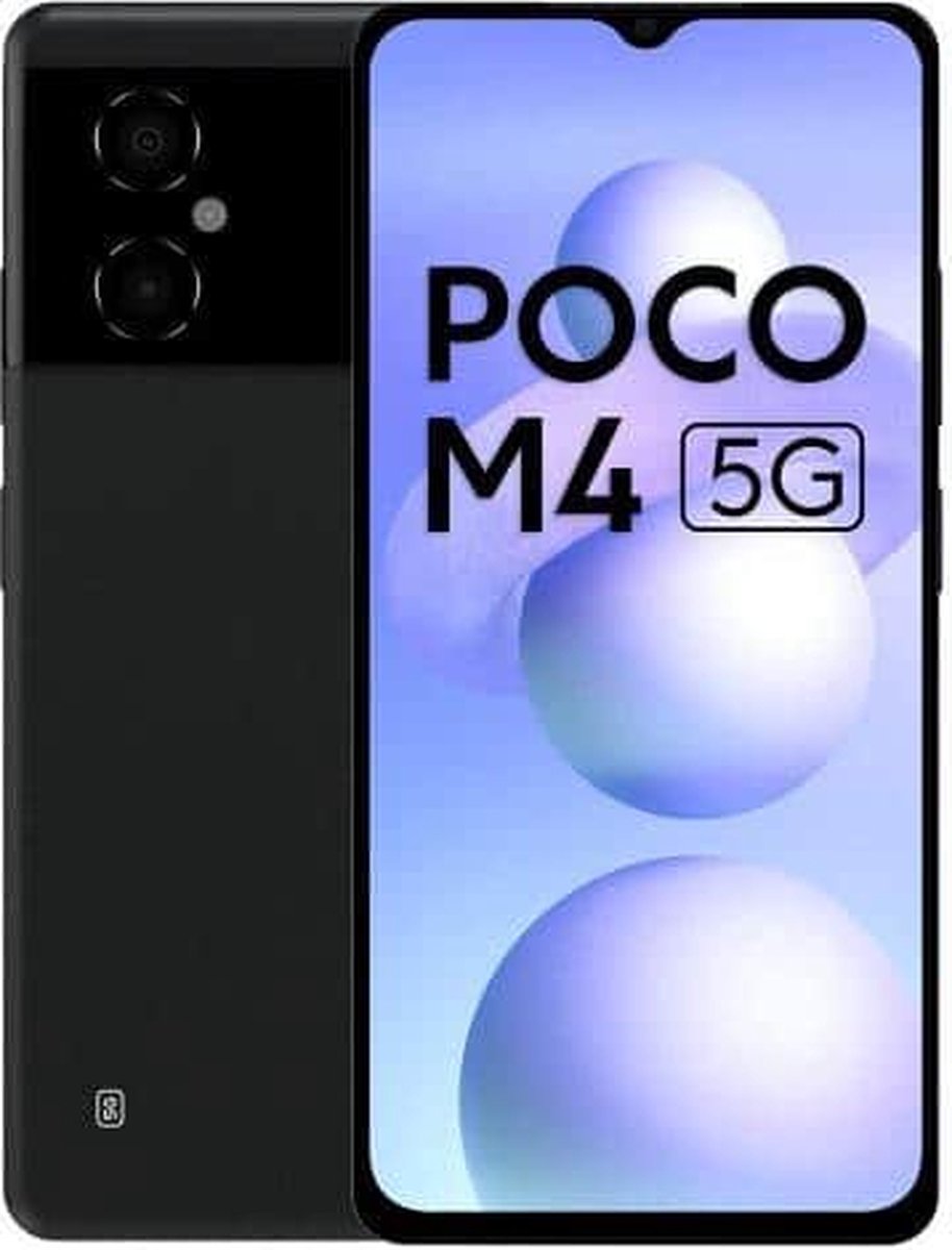 Smartphone Poco M4 Black 64 GB 4 GB RAM Mediatek Dimensity 700 6,58“