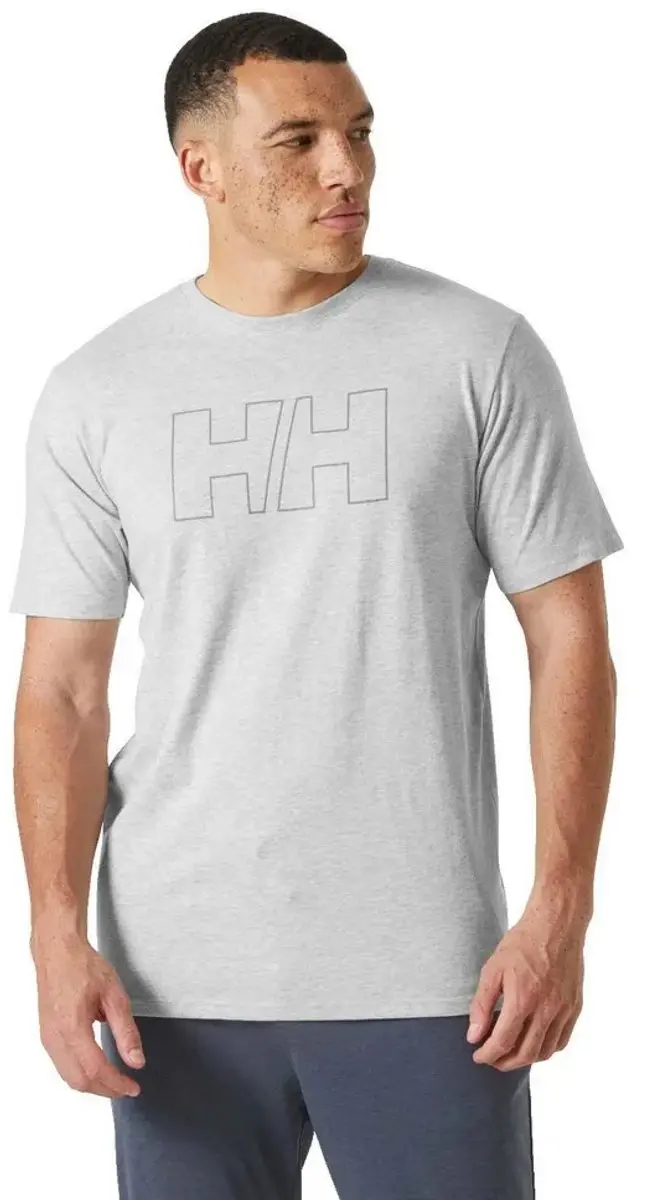 Helly Hansen Tech Logo T-shirt Met Korte Mouwen Grijs S Man