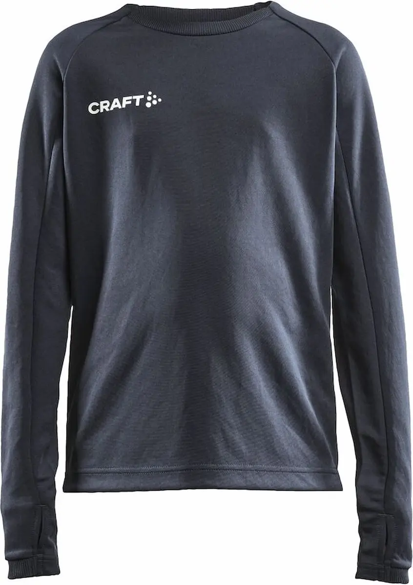 Craft Evolve Crew Neck JR - Asphalt - 146/152