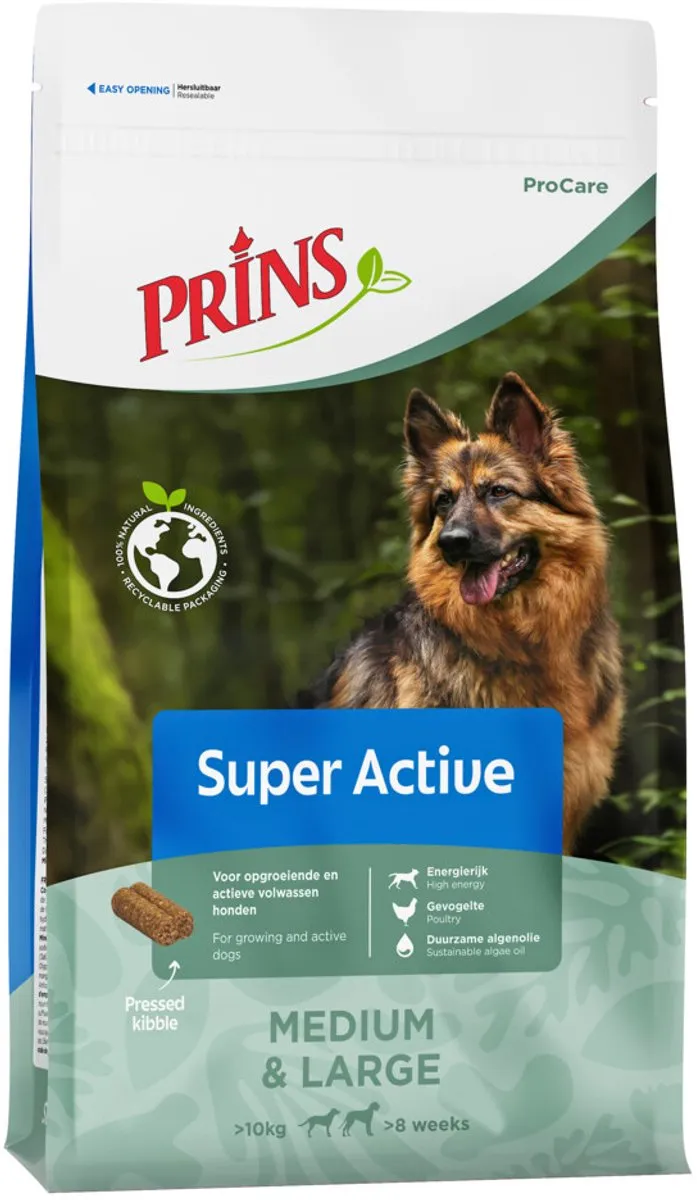 Prins ProCare Super Active Hondenvoer 20kg