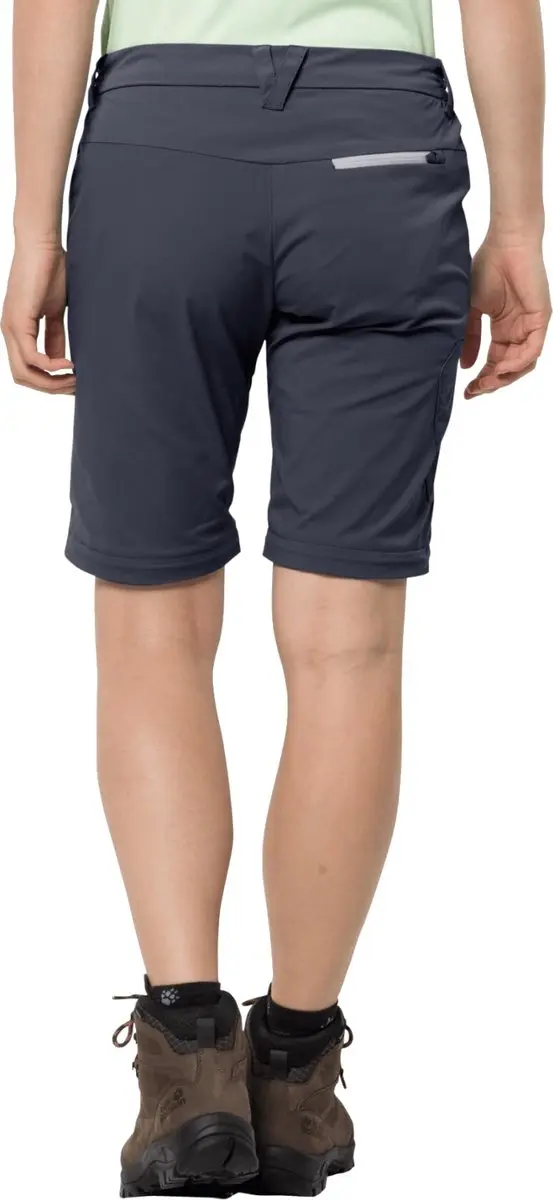 Jack Wolfskin Overland Zip Away Pants Dames - Marineblauw - afbeelding 5 van 5
