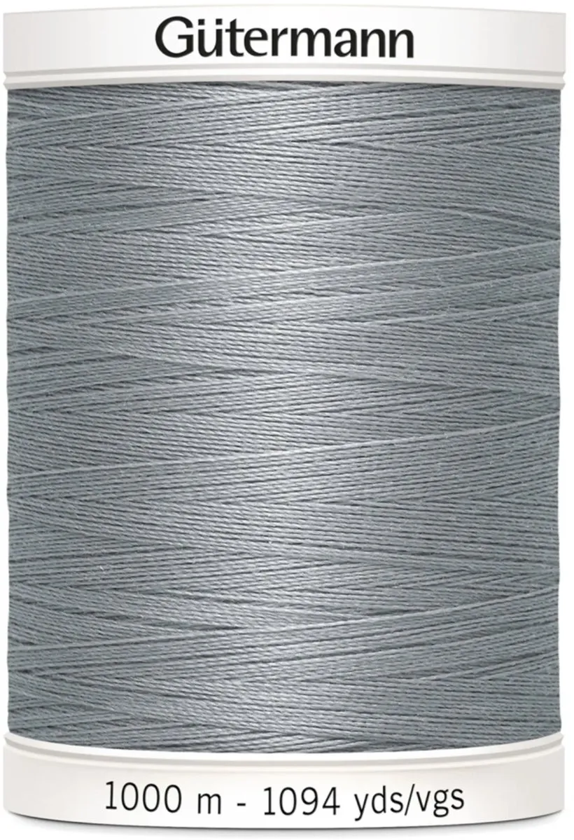Gutermann Polyester Naaigaren 1000m - Grijs