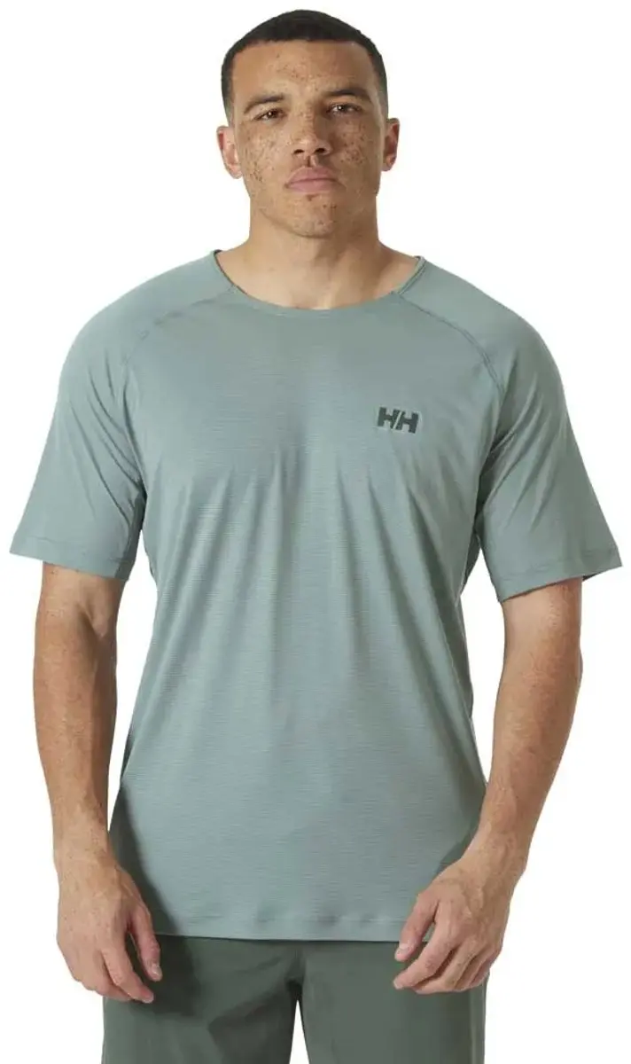 Helly Hansen Trail T-shirt Met Korte Mouwen Grijs L Man
