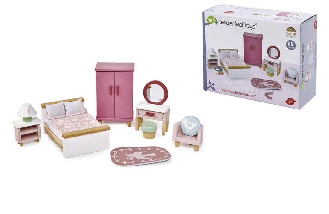 Tender Leaf Toys Poppenhuis Slaapkamer
