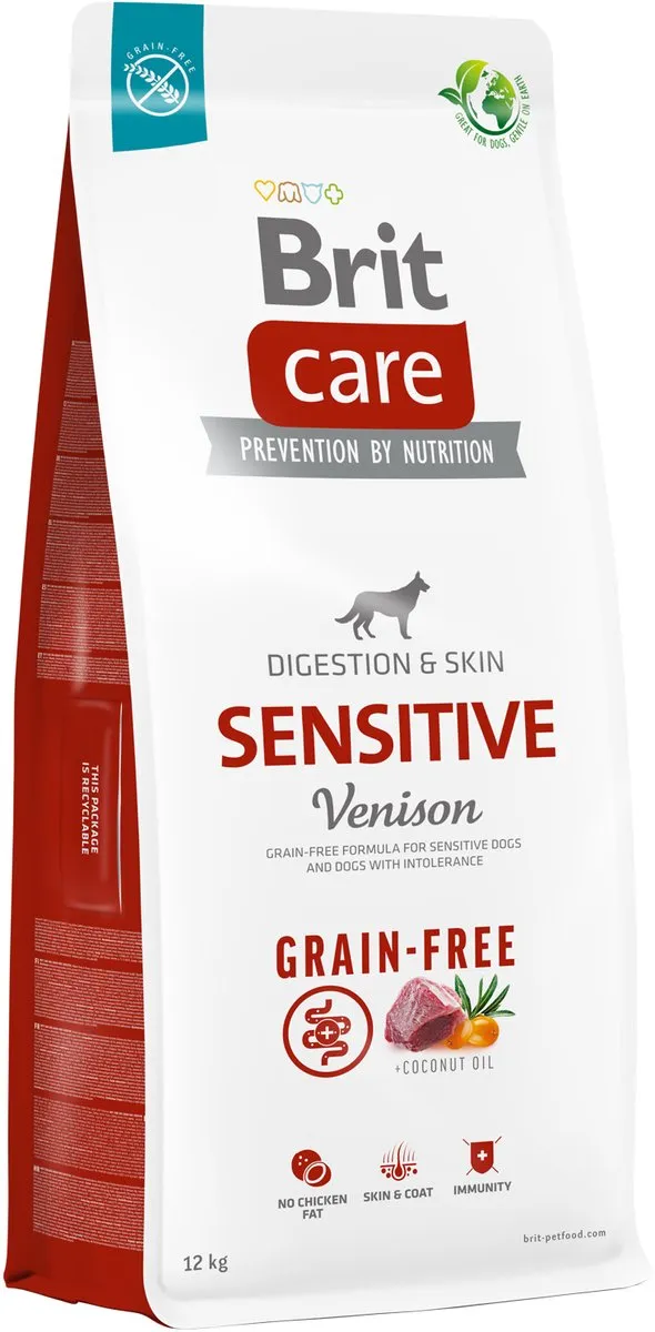 Brit Care Care Dog Grain-Free Sensitive Hert - 12 kg