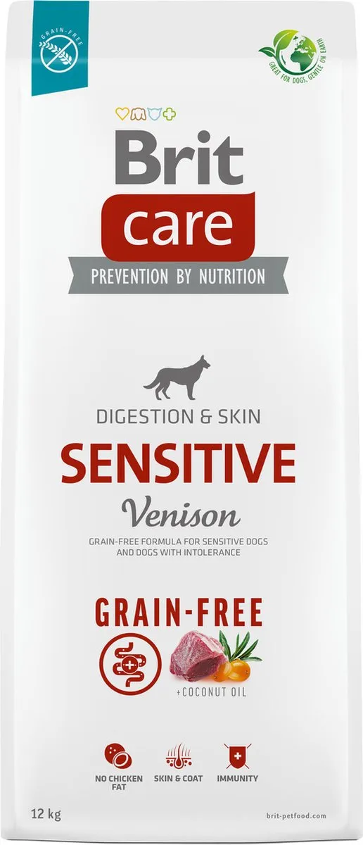 Brit Care Care Dog Grain-Free Sensitive Hert - 12 kg