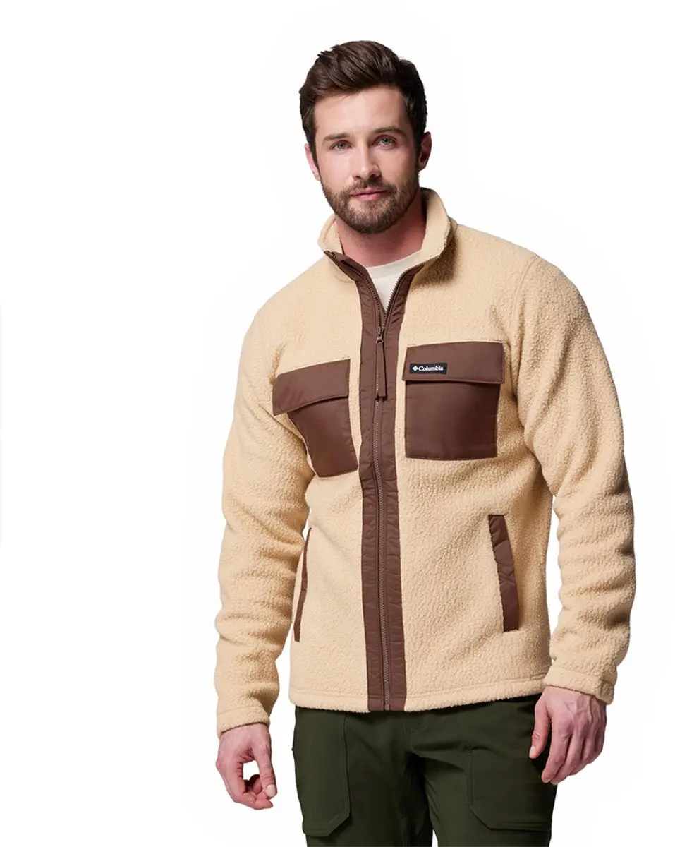 Columbia Juniper Peak™ Fleece Met Volledige Rits Beige L Man