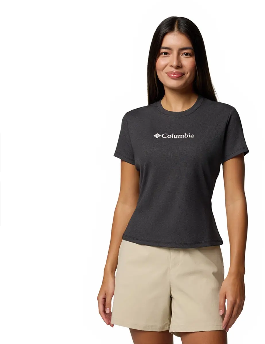 Columbia Move™ T-shirt Met Korte Mouwen Zwart M Vrouw