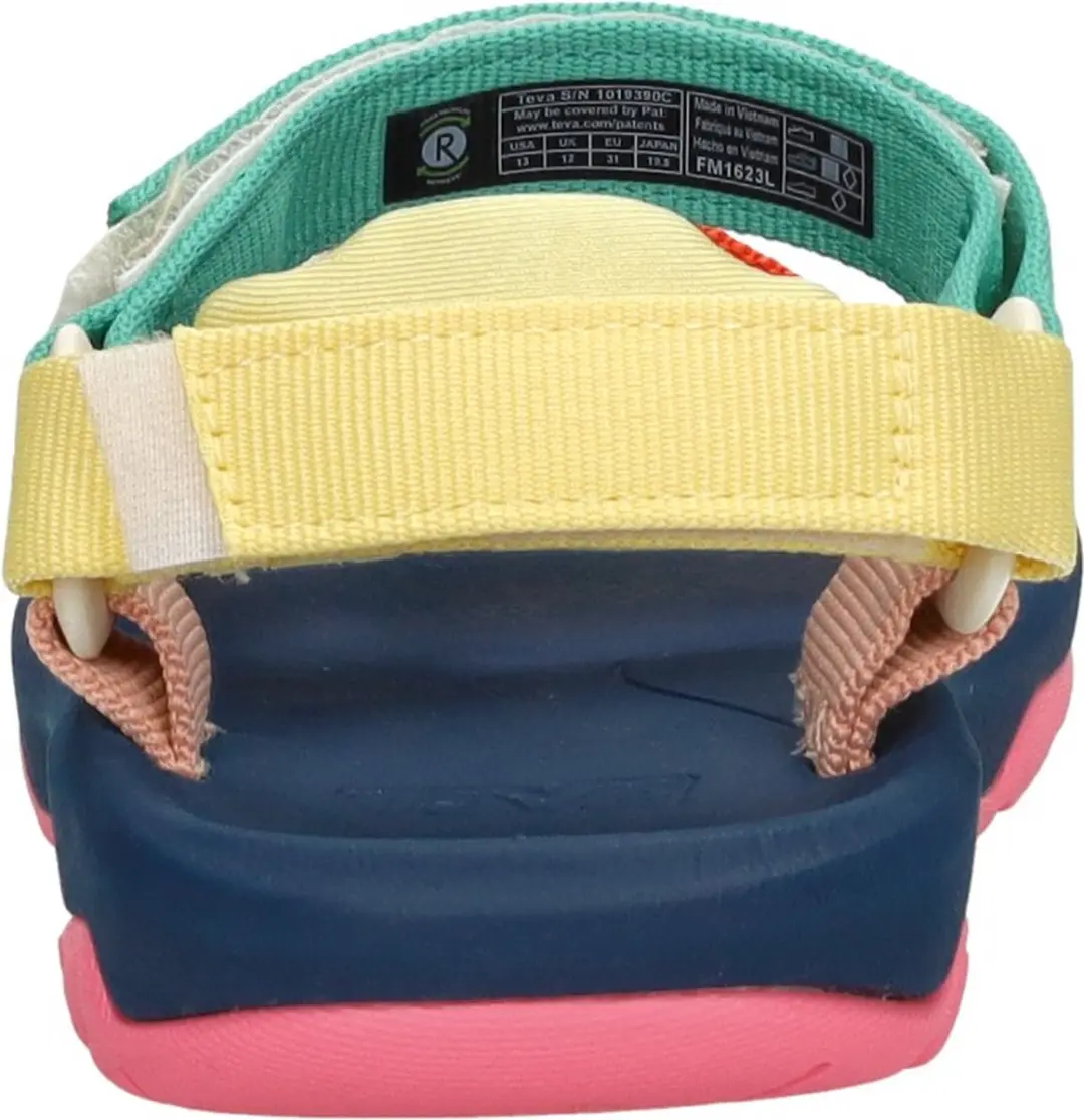 Teva T HURRICANE XLT 2 Unisex Sandalen - Roze/Blauw/Groen - Maat 20 - afbeelding 5 van 6
