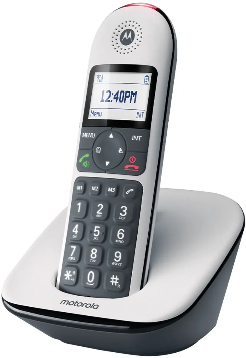 Motorola CD5001 Vaste Telefoon - 1 Handset - 750mAh - Wit