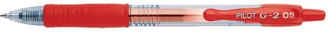 Pilot G-2 Gelschrijver Rood