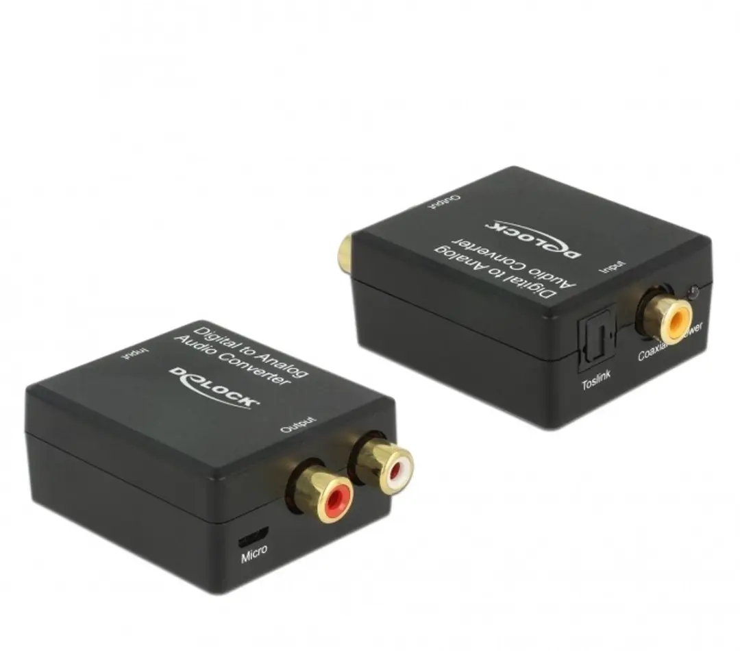 DeLOCK digitaal naar analoog audio converter (DAC) / High-Res audio