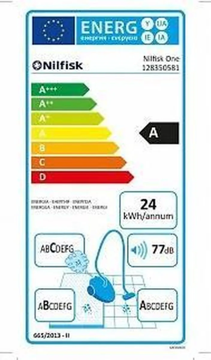 Nilfisk One Performance WB10P05A1 Stofzuiger 750W - 3L Wit - afbeelding 3 van 6