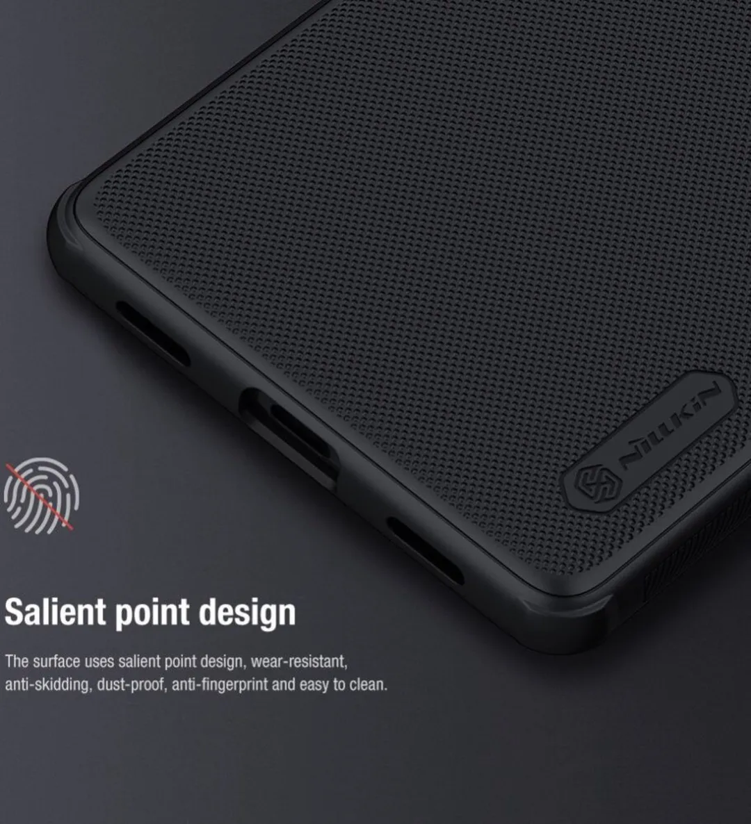 Nillkin Super Frosted Shield Pixel 7a Hoesje - Zwart