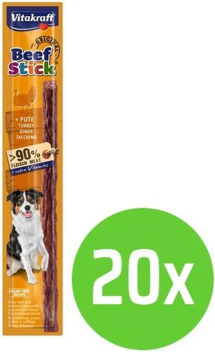 Vitakraft Beefstick Kalkoen Hondensnack