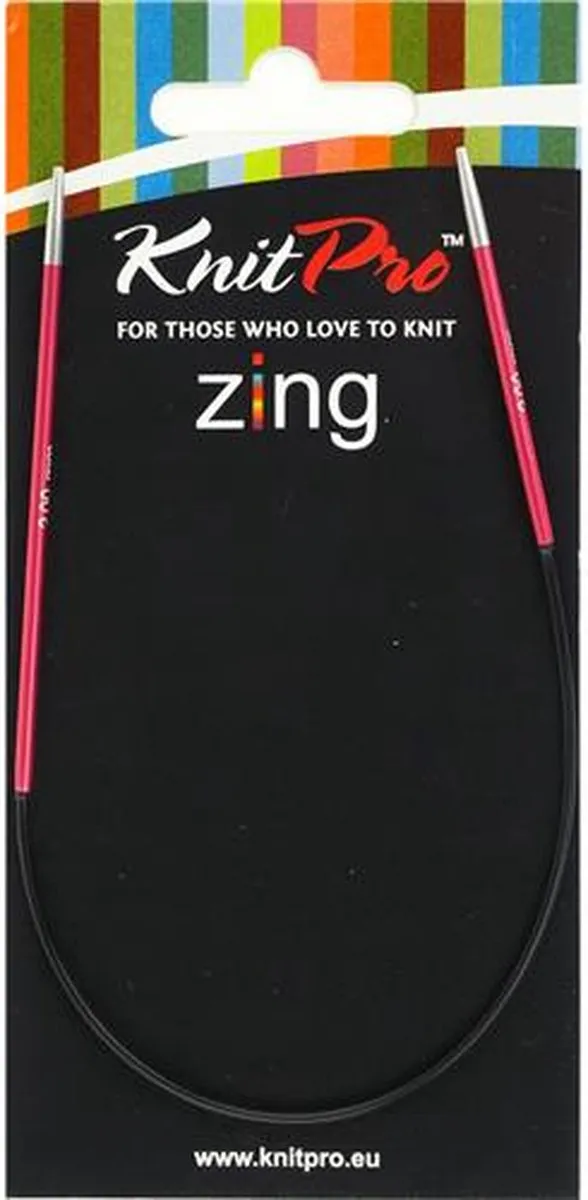 KnitPro Zing Rondbreinaalden 2.00mm - Roze