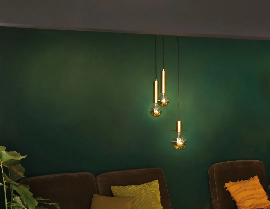 Paulmann Neordic Hanglamp Stian E27 60W - Messing