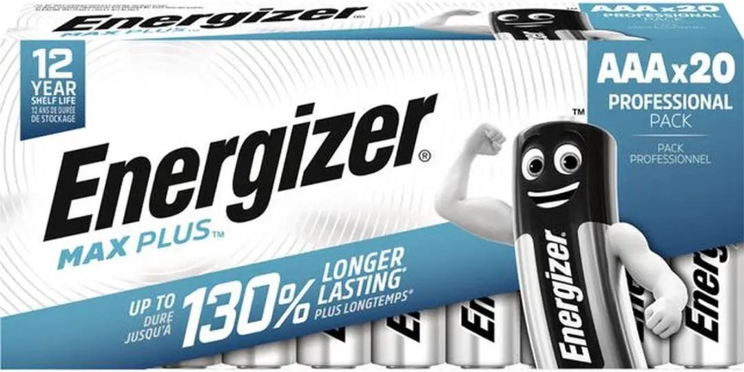 Energizer Max Plus AAA Batterij - 20 stuks - afbeelding 4 van 6