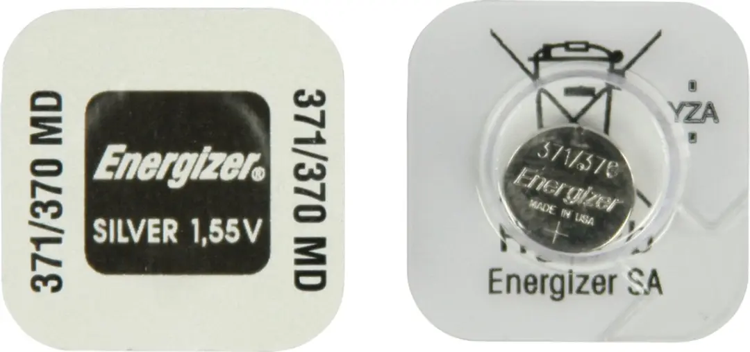 Energizer 370/371 SR69 1.55V knoopcel batterij - 1 Stuk - afbeelding 3 van 6