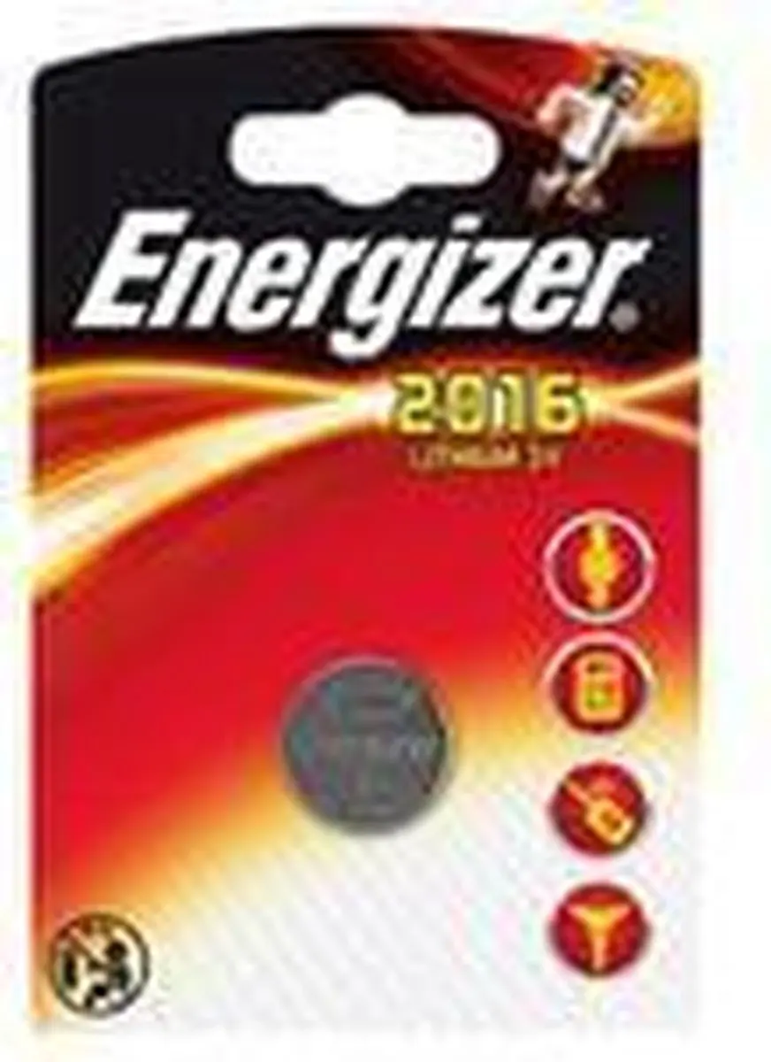 Energizer CR2016 Knoopcelbatterij - 3V Lithium - afbeelding 5 van 5