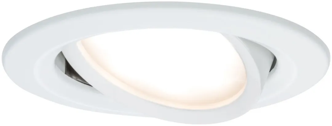 Paulmann Nova Plus Coin LED-inbouwlamp 6W 470lm 2700K - 84mm Wit mat