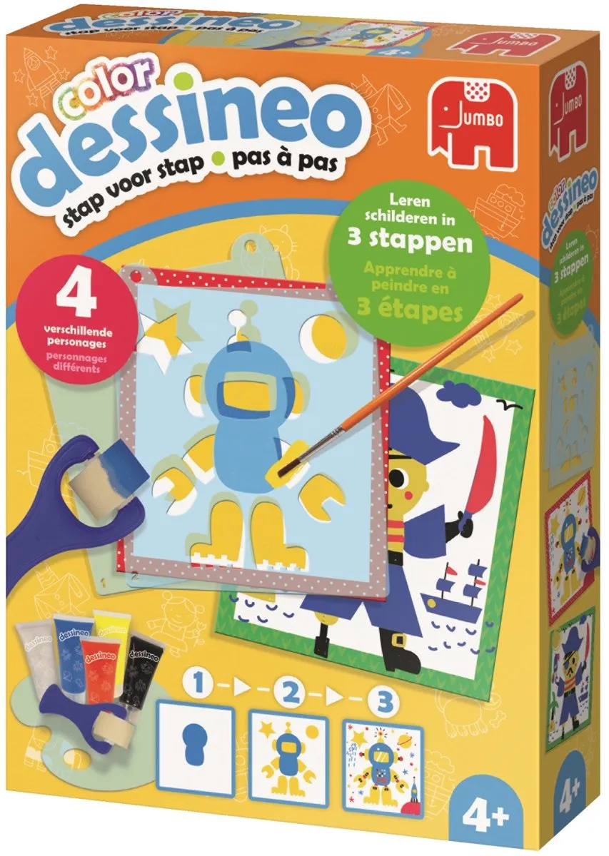 Jumbo Dessineo Color 18625 Personages