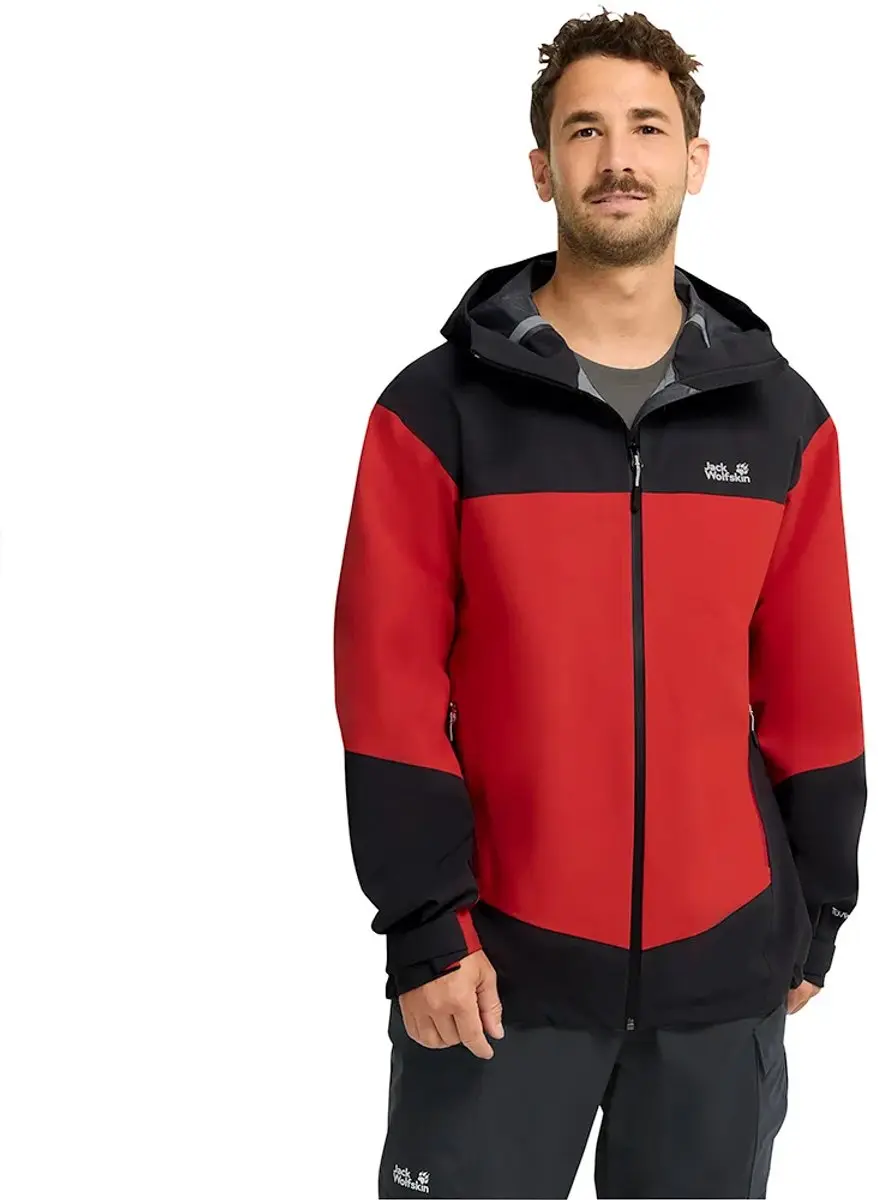 Jack Wolfskin Rockpaw 3l Jas Rood L Man