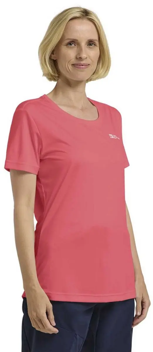 Jack Wolfskin Tech T-shirt Met Korte Mouwen Roze S Vrouw