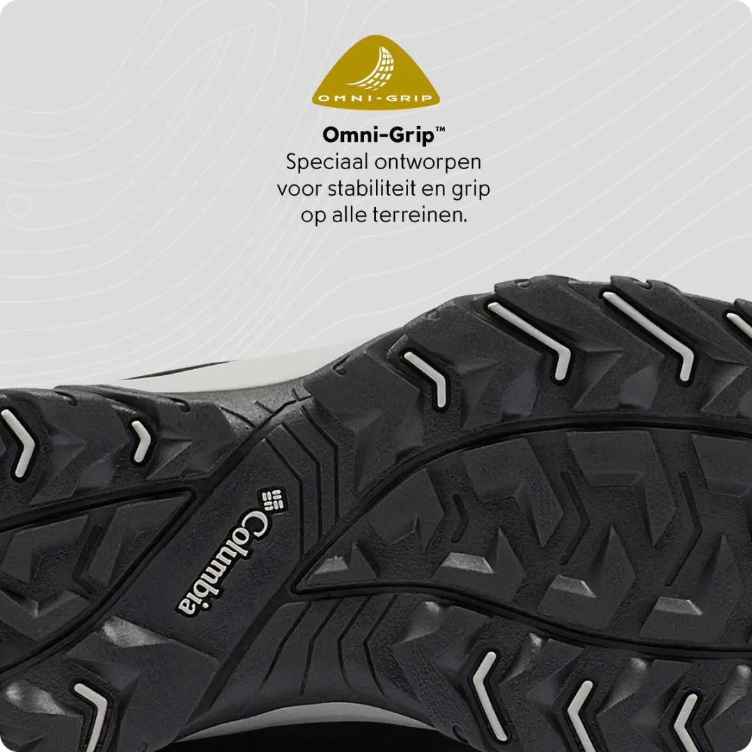 Columbia Crestwood Waterproof Heren Wandelschoenen - Zwart - afbeelding 5 van 6