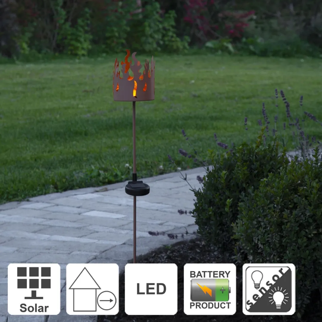 Star Trading Solar Path Light Torchy - Zilver