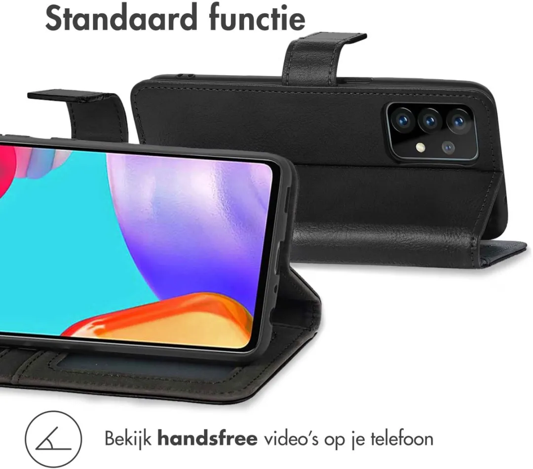 Imoshion Hoesje Samsung Galaxy A52 - 3 Pasjes - Zwart